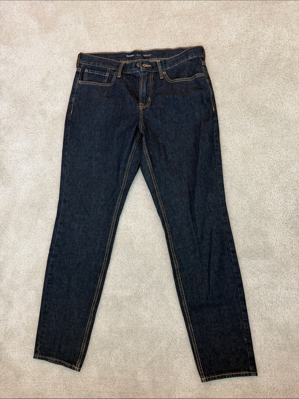 Old Navy Men’s Dark Blue Skinny Jeans - Picture 1 of 3